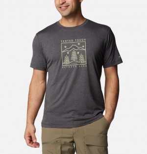 Men Columbia Kwick Hike™ Technical T Shirts Black | 26068131