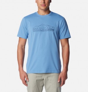 Men Columbia Legend Trail™ Technical T Shirts Blue | 45315200