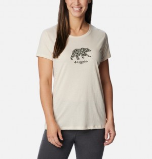 Women Columbia Daisy Days™ Graphic T Shirts White | 5888274